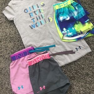 Under Armour Bundle - Youth Girls Size Medium